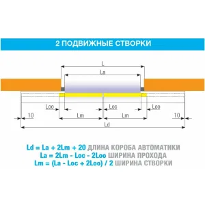 Автоматика для двустворчатой раздвижной двери, ширина прохода до 1590 мм CAME 818SL-0084 (КАМЕ) Автоматика для двустворчатой раздвижной двери, ширина прохода до 1590 мм CAME 818SL-0084 (КАМЕ)