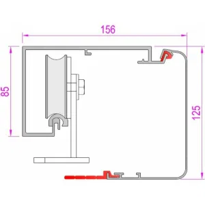 Автоматика для двустворчатой раздвижной двери FLUO-SLBE BASIC EMERGENCY 818SL-0088 (КАМЕ) Автоматика для двустворчатой раздвижной двери FLUO-SLBE BASIC EMERGENCY 818SL-0088 (КАМЕ)